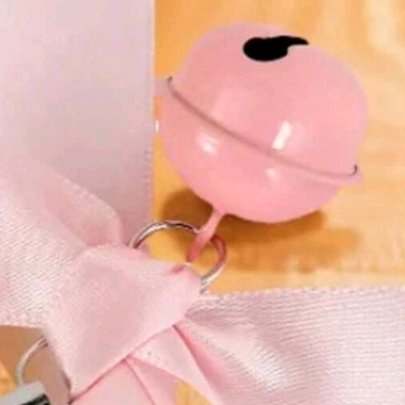 Nipple Clamps With Pink Satin Bows & Dangley Jingle Bells (OS) - Picture 6 of 11